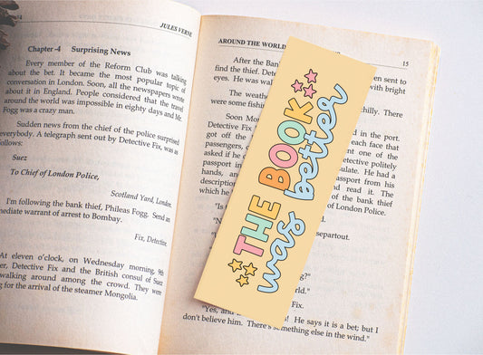 The Book Was Better Bookmark