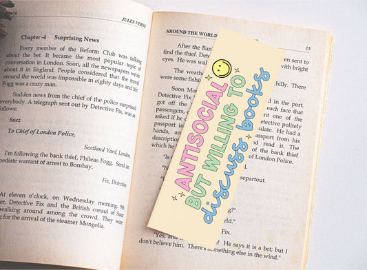 Antisocial But Willing to Discuss Books Bookmark