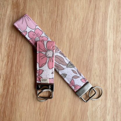 Valentine Floral Key Wristlet