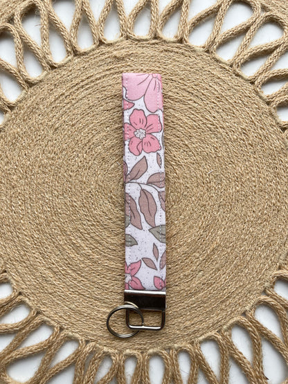 Valentine Floral Key Wristlet