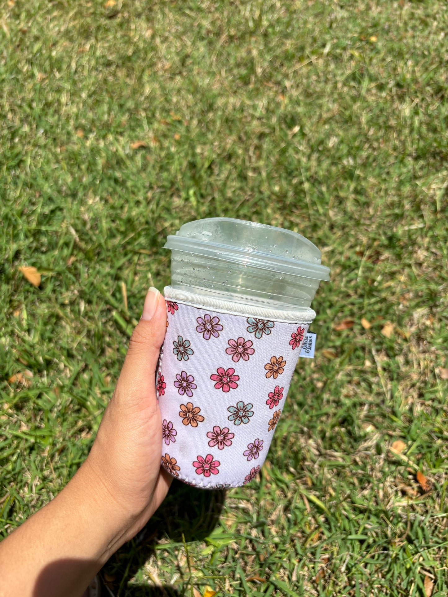 Heart Daisy Drink Sleeve